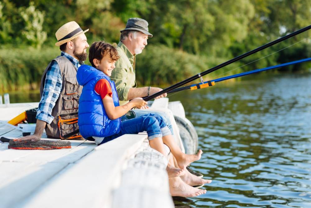 Pêche en famille à Montferrier