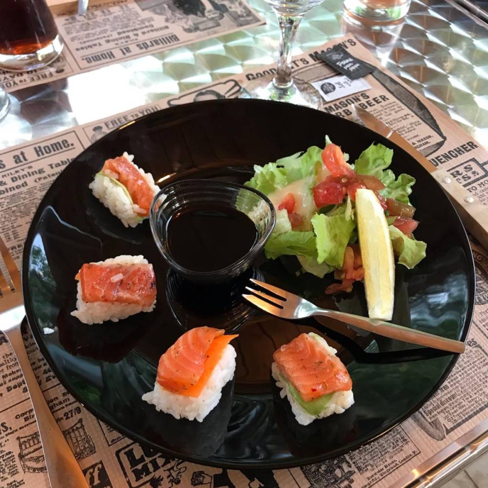 assiette truite
